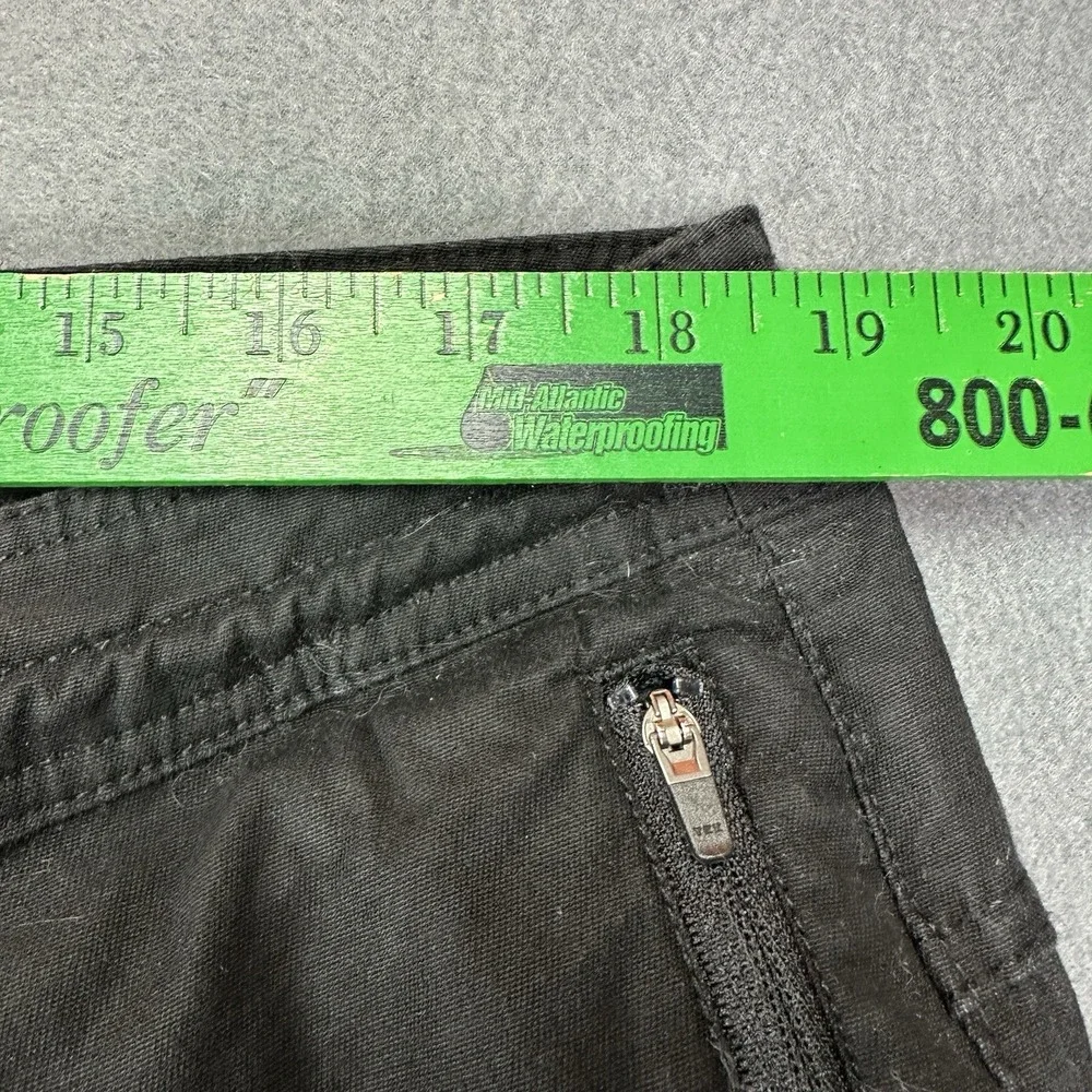 Roark Layover Traveler Pants Mens 38 Black Drawstring Travel Casual Nylon Blend - Picture 3 of 9